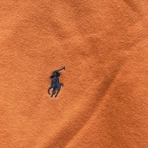 Polo Ralph Lauren Vintage 90’s orange crewneck cotton blend sweatshirtL